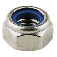 Image for Nylon Lock Nuts A4 Stainless Steel M10 Pack of 100.