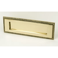 Image for Georgian Letter Plate Polished Brass 306 x 97mm.