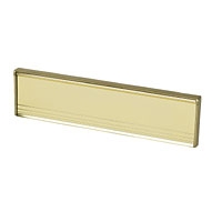 Image for Insulated Letter Plate Gold Effect 292 x 76mm.