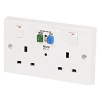 Image for Volex 2G DP RCD Skt.