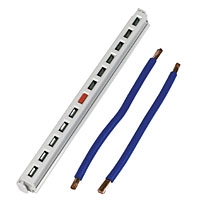 Image for Crabtree Starbreaker 12 Module Split Busbar 3 + 4.