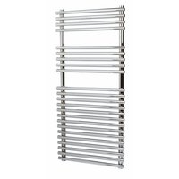 Image for Kudox Chrome Bar-on-Bar Towel Rail 500 x 1100mm 476W 1624Btu.