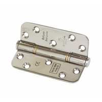 Image for Fire Door Insignia Hinge Grade 13 Polished SS Radius 102 x 76mm Pack of 3.