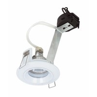 Image for Halolite Fixed White Bathroom Downlight.