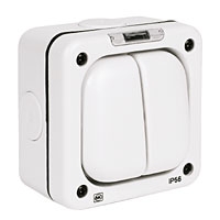 Image for Masterseal White 2G 10A 1W Sw.