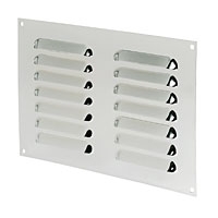 Image for MapVent Chrome 152mm Louvre Vent.