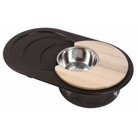 Image for Round Bowl Sink &amp; Drainer.