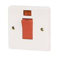 Image for Crabtree 20A DP Sw + Neon.