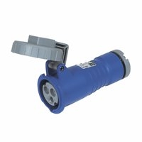 Image for 200-250V MK Commando Interlocked Straight Plug 2P+E (IP67).