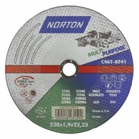 Image for Norton Multi Purpose Cutting Disc 230mm Pack of 3.