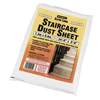 Image for Stanley Staircase Synthetic Dust Sheet 7.3 x 0.9m.