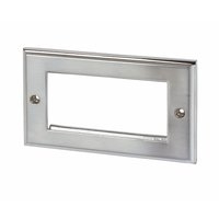 Image for Polished Chrome Modular Plate 4 Gang.