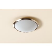 Image for Brushed Chrome Circular Ceiling Light.