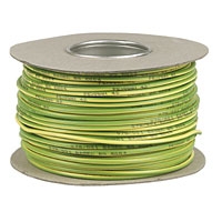 Image for 6491X 1.5mm Conduit Wiring Cable Green/Yellow 100m.