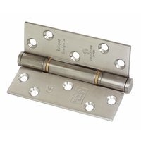 Image for Fire Door Insignia Hinge Grade 13 Satin SS Square 102 x 76mm Pack of 3.