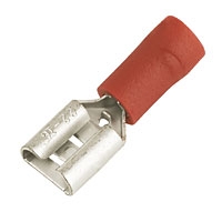 Image for Crimp Red Female 6.3mm Pack of 100.
