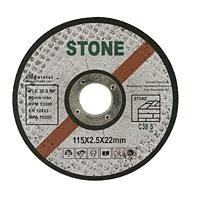 Image for Flat Stone Cutting Disc 115 x 2.5 x 22mm Pack of 25.