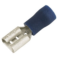 Image for Crimp Blue Female 6.3mm Pack of 100.