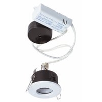 Image for Halolite Fixed White Bathroom Downlight.