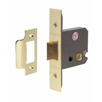 Image for Mortice Flat Latch Polished Brass 63mm.