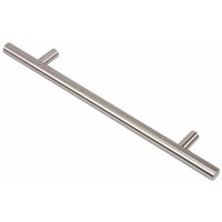 Image for Rod Door Handle Brushed Nickel 160mm Pack of 10.