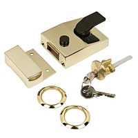 Image for Yale Night Latch Brass 60mm Backset.