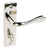 Urfic WC Door Handle Victoria Polished Nickel image.