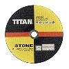 Titan Stone Cutting Disc 230 x 3 x 22mm Pack of 5 image.