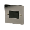 Volex 13A Sw FCU Black Nickel Flat Plate image.