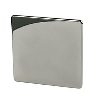 Crabtree 1G Blank Plate Black Nickel image.