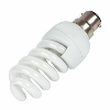 Sylvania Mini Lynx Spiral ES BC 15W Compact Fluorescent Lamp Pack of 3 image.