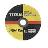 Titan Metal Cutting Disc 115 x 2.5 x 22mm Pack of 5 image.