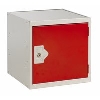 Security Cube Locker 380mm Red image.