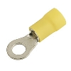 Crimp Yellow Ring 6mm Pack of 100 image.