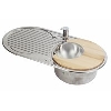 Round Bowl Sink &amp; Drainer image.
