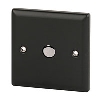 Volex 1G 1W 500W Touch Dimmer MB Angled Edge image.
