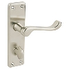 Urfic WC Door Handle Victorian Satin Nickel image.