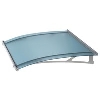 Lightline Door Canopy Frosted Blue 1500 x 950mm image.