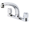 Ellipse Rounded Head Deck Sink Mixer Tap image.