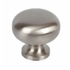 Sleek Door Knob Brushed Nickel 29mm Pack of 20 image.