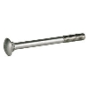 hreaded Coach Bolts A4 Stainless Steel M10 x 25mm Pack of 10 image.