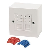 Philex RJ45 CAT5E Module Outlet Kit Double image.