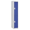 Security Locker 2 Door Blue image.