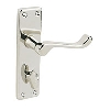 Urfic WC Door Handle Victorian Polished Nickel image.
