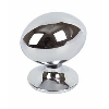 Elipse Door Knob Polished Chrome 30mm Pack of 5 image.