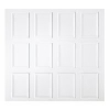 Wessex Cotswold White Gloss Garage Door Canopy 8\\' x 7\\' image.