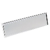 Insulated Letter Plate Chrome 292 x 76mm image.