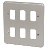 6-Module Metalclad Front Plate image.