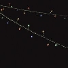 120 x Multicolour Christmas Lights String with Green Cable image.
