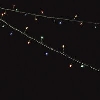 120 x Multicolour Christmas Lights String with Green Cable image.